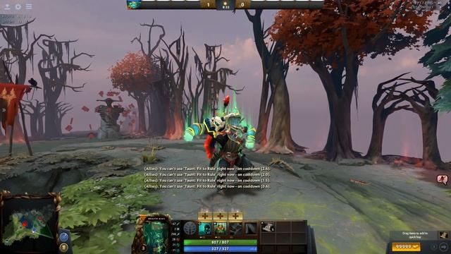 Wraith King Taunt "Fit to rule" The International 2018 смотреть онлайн
