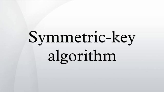 Symmetric-key algorithm смотреть онлайн