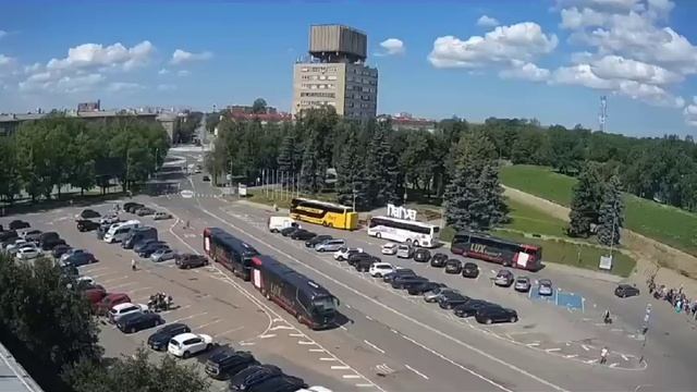 25 июля 2024 г. Очередь на границе из Эстонии в Россию и обратно смотреть онлайн