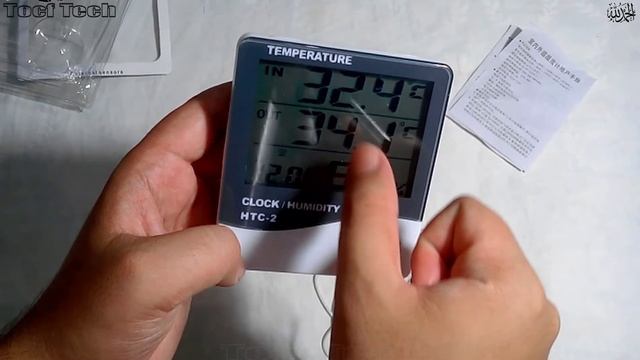 Thermometer And Hygrometer HTC-2 || Temperature And Humidity Meter смотреть онлайн