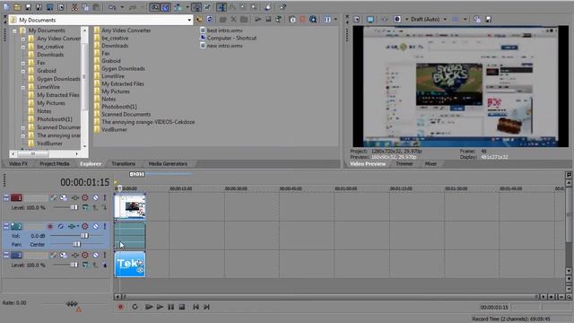 Sony Vegas Pro:How to Put your Logo/Watermark on a video смотреть онлайн
