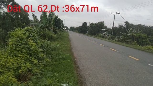 Đât QL 62,Dt:36x71m,Giá 120tr/1 mêt ngang,Xã Tân Lâp Huyện Mộc Hóa LA смотреть онлайн
