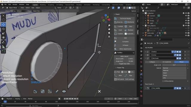 Model a Handheld Console in Blender -04 Adding the Analog Button смотреть онлайн