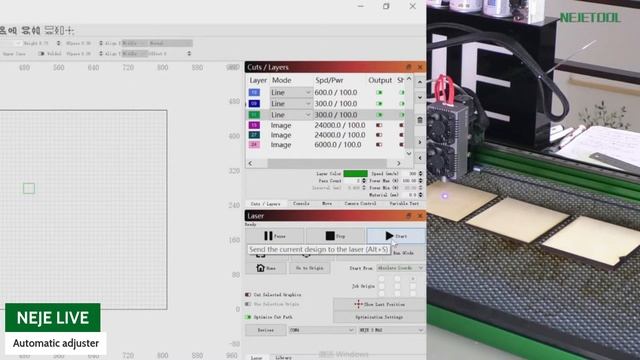 NEJE Max 4 | E80 |How to cut projects with DIFFERENT THICKNESS all at once? смотреть онлайн