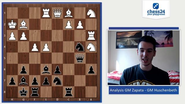 GM Zapata – GM Huschenbeth Millionaire Chess 2015 | Game Analysis смотреть онлайн