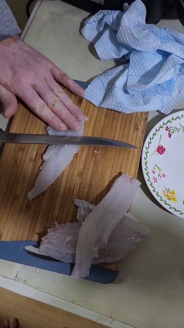 сашими от морского окуня 우럭 회