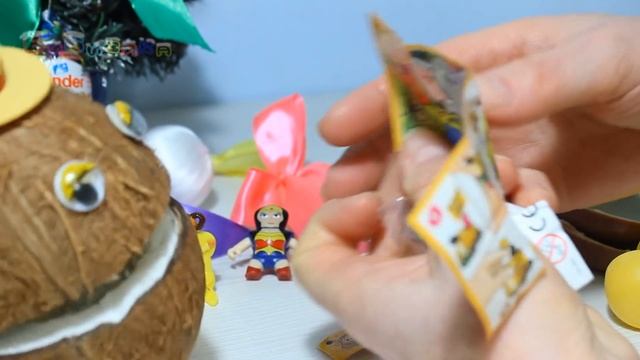 Играем с Мистером Кокосом Учим цвета Игрушки Лига Справедливости Черепашки Ниндзя Хелло Китти смотреть онлайн