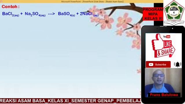 Reaksi Asam Basa Pembentukan Garam (Reaksi Penetralan Asam Basa)-Kelas 11 смотреть онлайн