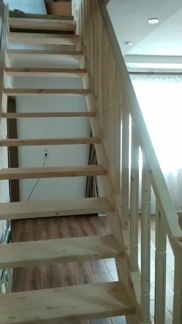 прямая лестница из сосны #stairs #лестницы #diy #лестницыворле смотреть онлайн