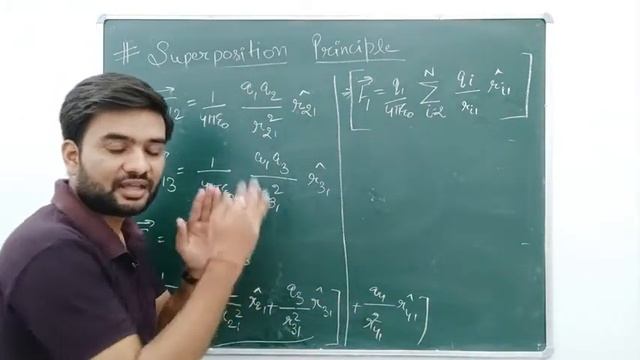 CLASS-12 PHYSICS |CH-01 : ELECTROSTATICS -04| SUPERPOSITION PRINCIPLE, DIELECTRIC CONST.| AKSHIT SI смотреть онлайн