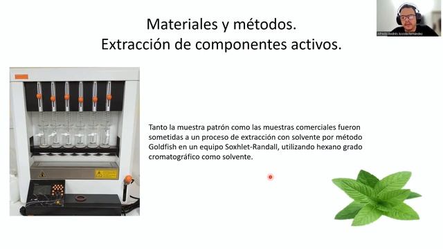 Caracterización cualitativa del mentol, utilizando la Mentha piperita como patrón de referencia смотреть онлайн