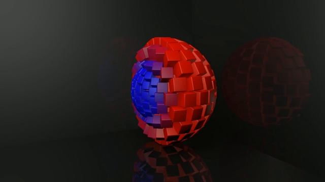 Двойная сфера в cinema 4D смотреть онлайн