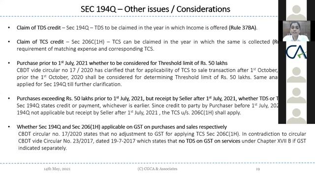 Issues and Amendments in TDS / TCS provision under Income Tax led by CA Hetal Maru Gada смотреть онлайн