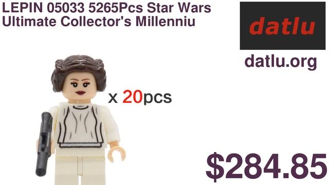 LEPIN 05033 5265Pcs Star Wars Ultimate Collector's Millennium Falcon Model Building Kits Blocks Br смотреть онлайн
