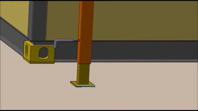 Portable Cabin Transportation Design - On Solid Works смотреть онлайн
