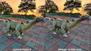 Huawei Pura X Vs iPhone 16 Pro Max Camera Test Comparison