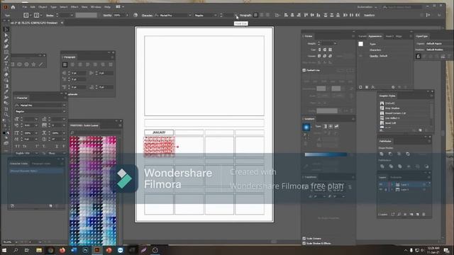 how to make a professional calendar 2021|| in adobe illustrator смотреть онлайн