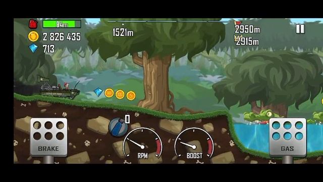 Hill Climb Racing Джунгли 2500 м смотреть онлайн