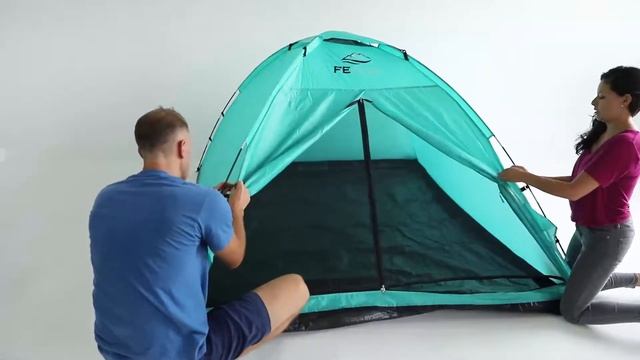 How To Set Up a 3-4 Person Camping Tent - The Banff by FE Active смотреть онлайн
