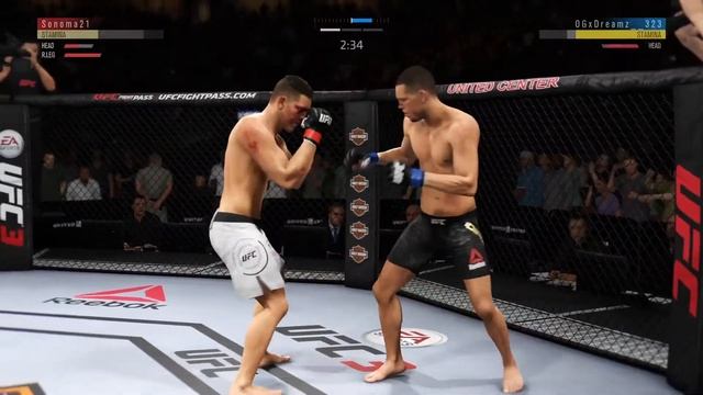 EA SPORTS™ UFC® 3 Nate Diaz vs Nick Diaz смотреть онлайн