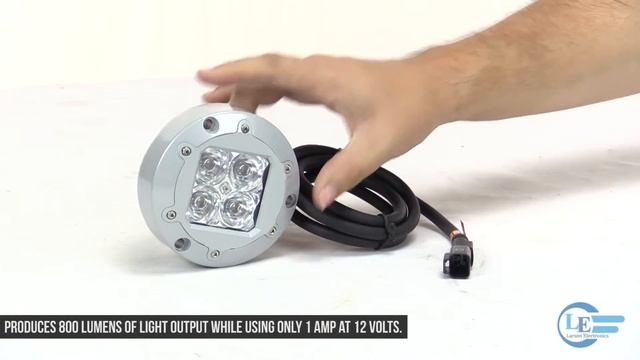 Underwater LED Light to 60 meters - Aluminum Housing - 12 Watts - 720 Lumens смотреть онлайн
