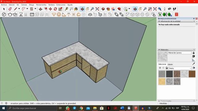 Como modelar un MUEBLE DE COCINA en SKETCHUP 2020 !!! смотреть онлайн