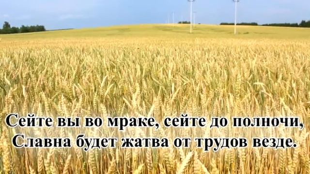 Гимны надежды/гимн№266/Кто с слезами сеет/караоке смотреть онлайн