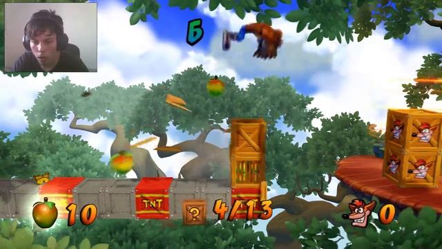 прохождение игры Crash Bandicoot N Sane Trilogy №4 смотреть онлайн