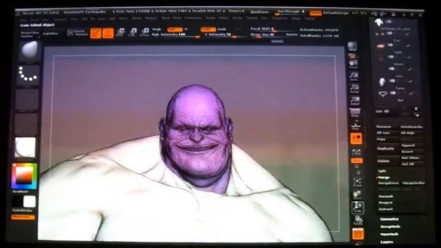 ZBrush course by Hoyhoykung week7 การตัดแยกส่วนและใส่เดือยโมเดล смотреть онлайн
