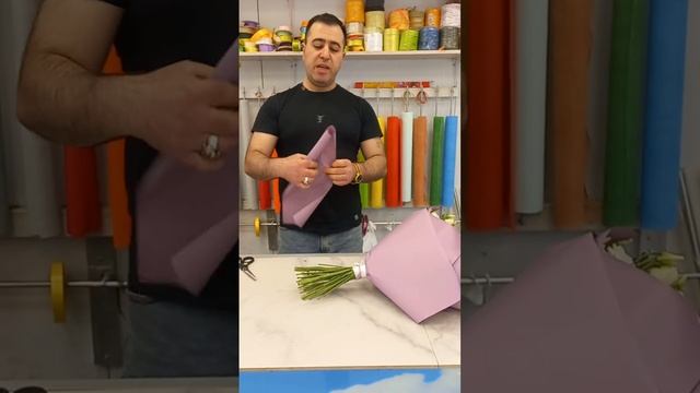 как упаковывать букет целиком?🤔верх и вниз смотреть онлайн