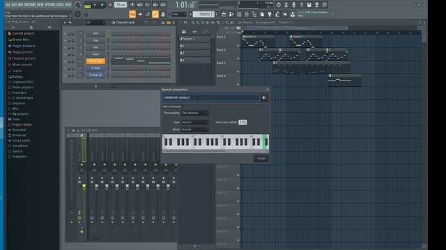 Интересный плагин Speech в FL Studio 20