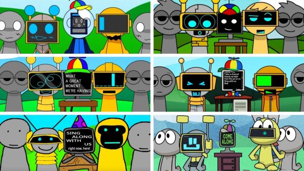 Incredibox - Sprunki но ТРИО (FUN BOT, MR FUN COMPUTER, GARNOLD) во ВСЕХ разных модах