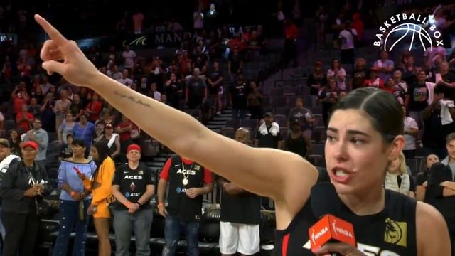 [WNBA] Plum, Wilson Post-Game Interview, Los Angeles Sparks Vs Las Vegas Aces, August 31, 2019