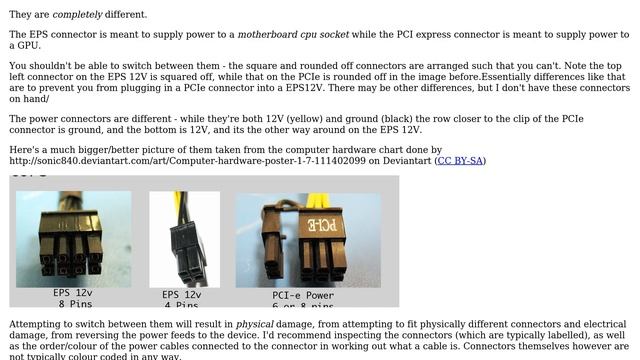 Is there a difference between 8-pin EPS12V and PCI-E connectors? (3 Solutions!!) смотреть онлайн