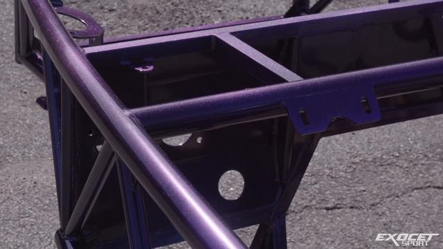 Chameleon Sapphire Teal Exocet Sport Powder Coating Example