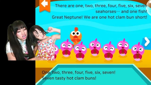 Baby Shark Storybook Hot Clam Buns with Ella and Mommy | Animated Pinkfong book | Learning app смотреть онлайн