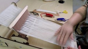 Заправка ручного ткацкого станка "Муравейка"