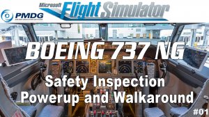 PMDG 737 for MSFS - Safety Inspection, Powerup and Walkaround - Part 1