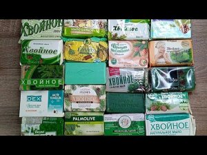 Большая подборка хвойного мыла. Мыление