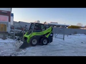 Мини-погрузчик Zoomlion ZS080V универсальный погрузчик для решения любых задач