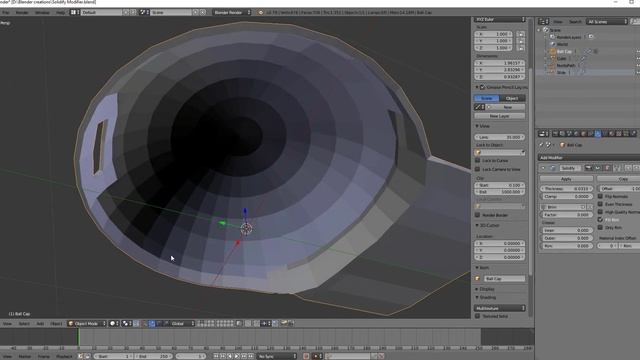 Solidify Modifier [Blender 2.79] смотреть онлайн