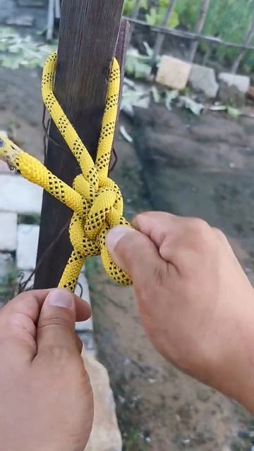 Try to make your rope get secure How to tie the rope that you never know before # 10 смотреть онлайн