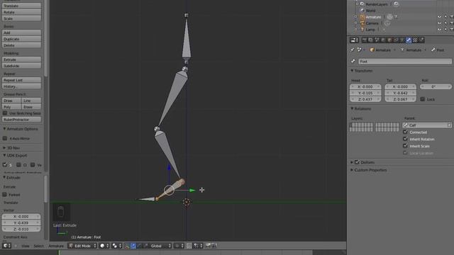 Blender-Reverse Foot Rig смотреть онлайн
