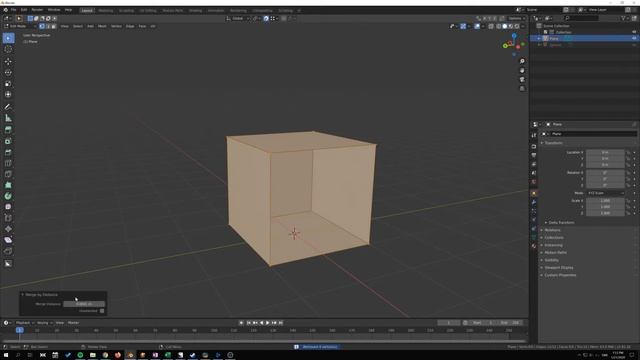 Blender - Merge, edit mode tool explained смотреть онлайн