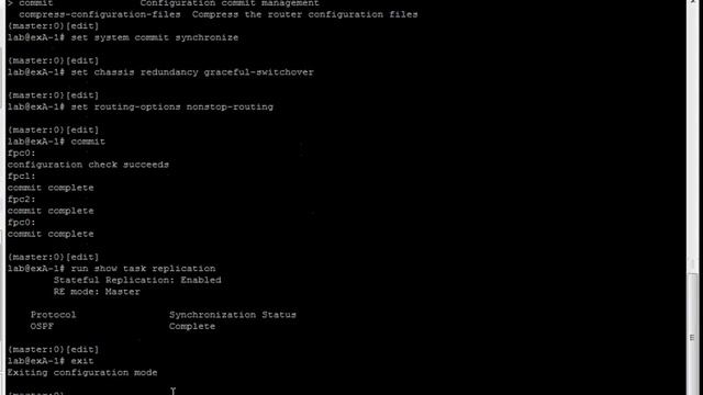 Configuring and verifying NSR and GRES on Juniper VC смотреть онлайн