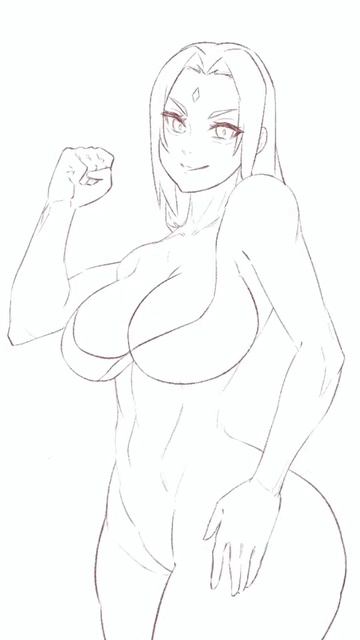 Tsunade work process! 🥷 смотреть онлайн