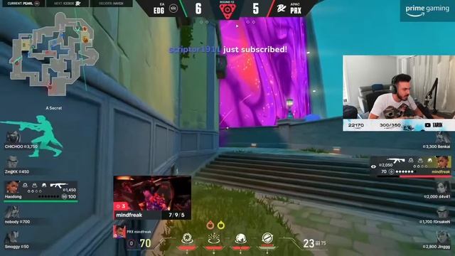 amazing 4k Clutch by PRX mindfreak | PRX vs EDG Valorant Champions ÍSTANBUL смотреть онлайн