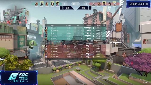 O2 VS Q9 BO3 MAP3 | FGC VALORANT Invitational GROUP STAGE D1 смотреть онлайн