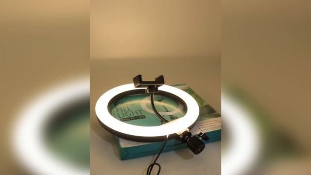 Кільцева лампа 26 см з кріпленням для телефону Ring Fill Light / Студійне світло смотреть онлайн