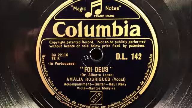 FOI DEUS Portuguese Fado by Amalia Rodrigues смотреть онлайн